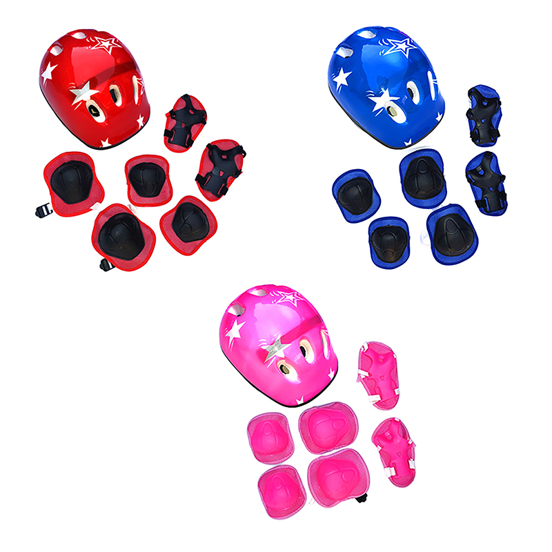 Cycling Protective Gear For Kids - New-7Pcs Kids Cycling Protective Gear Bike