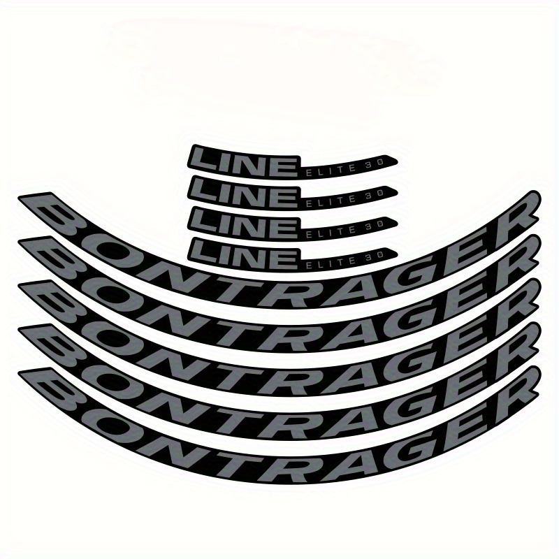 Cycling Gear Sale - 9Pcs 2D Helmet Stickers Bontrager Bike