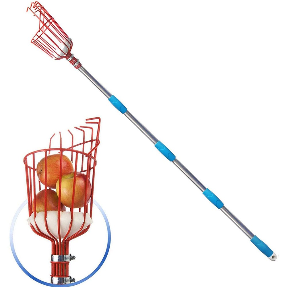 Cycle Zone - 260cm Fruit Picker, Adjustable Depth Basket,