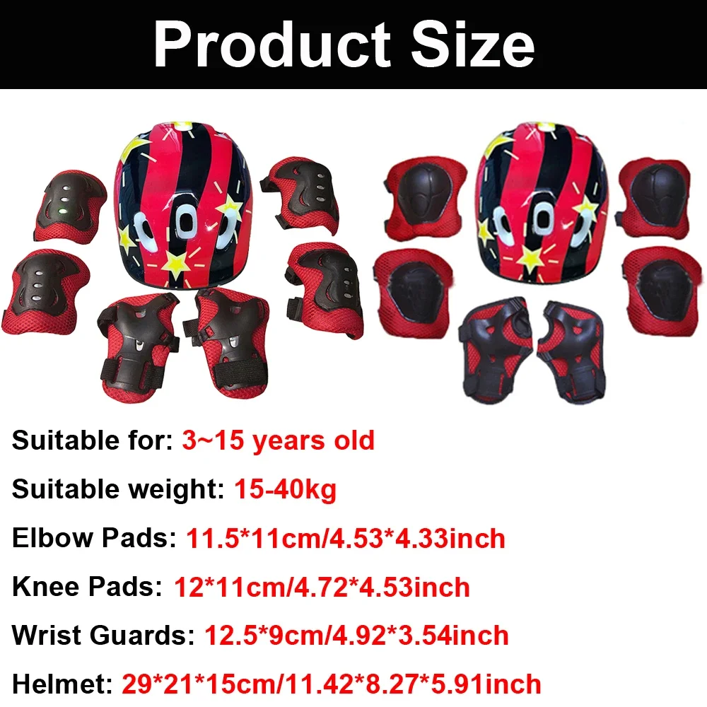 Adjustable Kids Helmet and Kne - Cycling Protective Gear For Kids 评论和价格