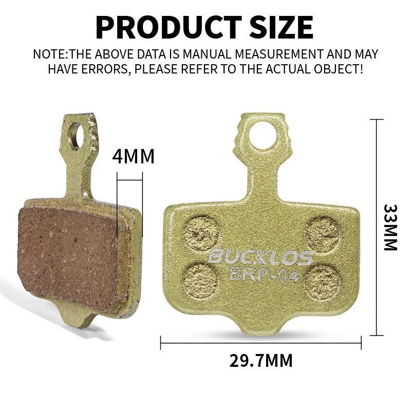 BUCKLOS MTB Disc Brake Pads fo - Ykyw Cycling Gear 评论和价格