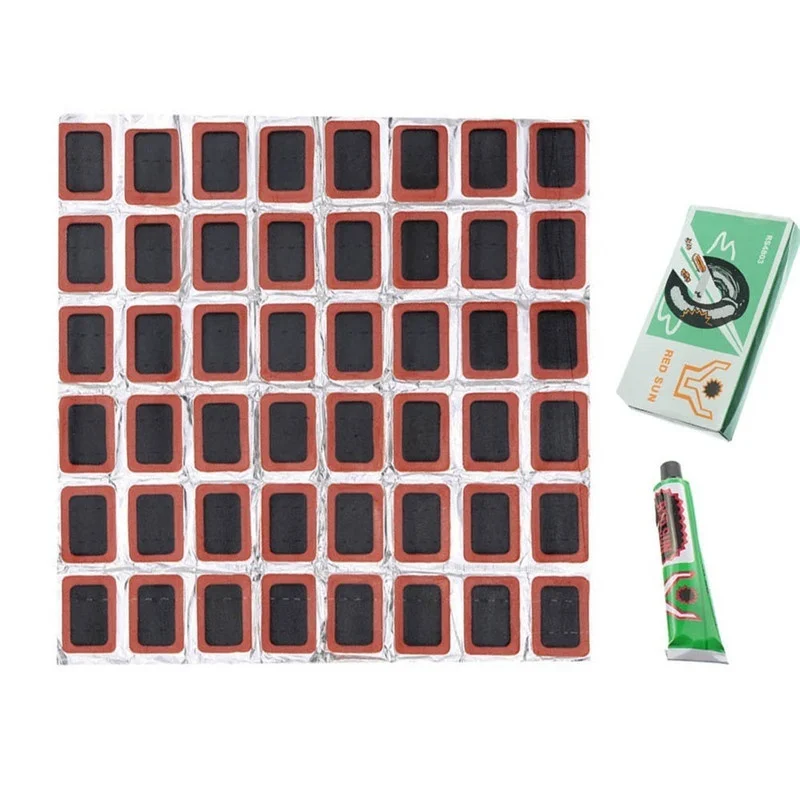 48pcs Bicycle Cold Glue + Glue - Bicycle Repair Kit 评论和价格