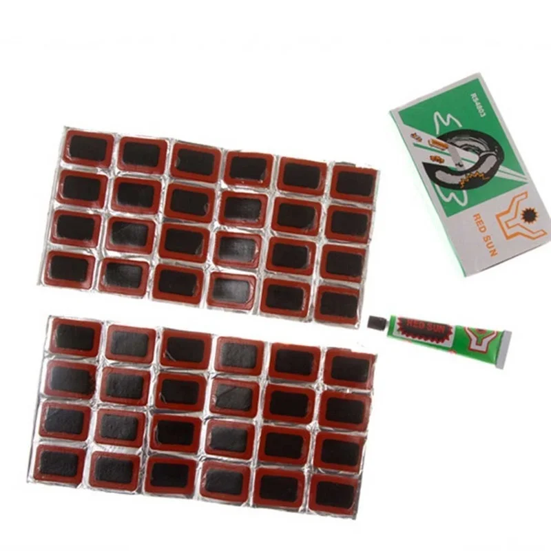 48pcs Bicycle Cold Glue + Glue - Bicycle Repair Kit 评论和价格