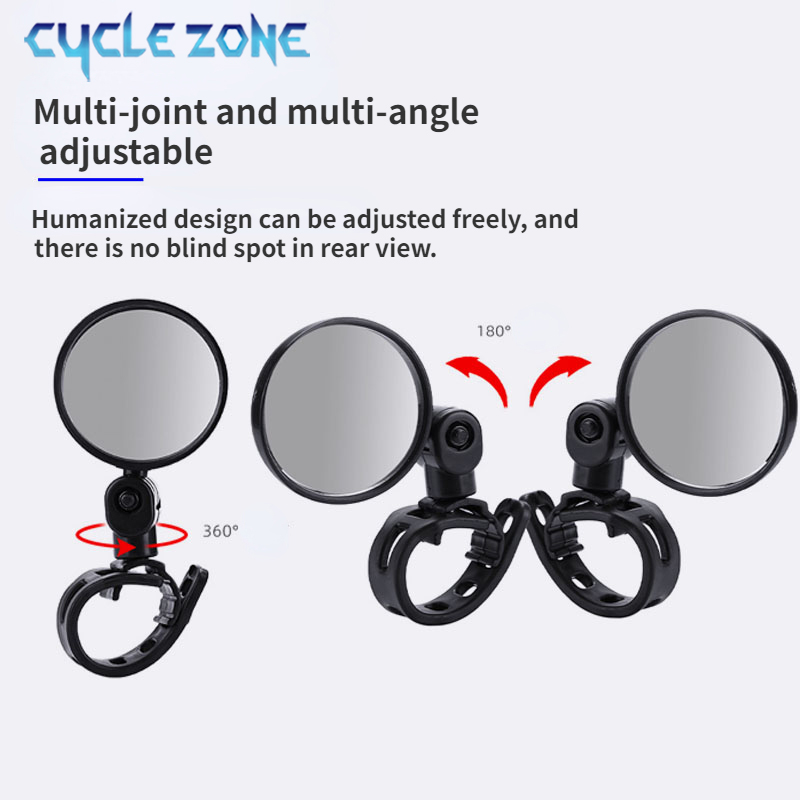 2PCS Bicycle Rearview Mirror 3 - Cycle Zone 评论和价格