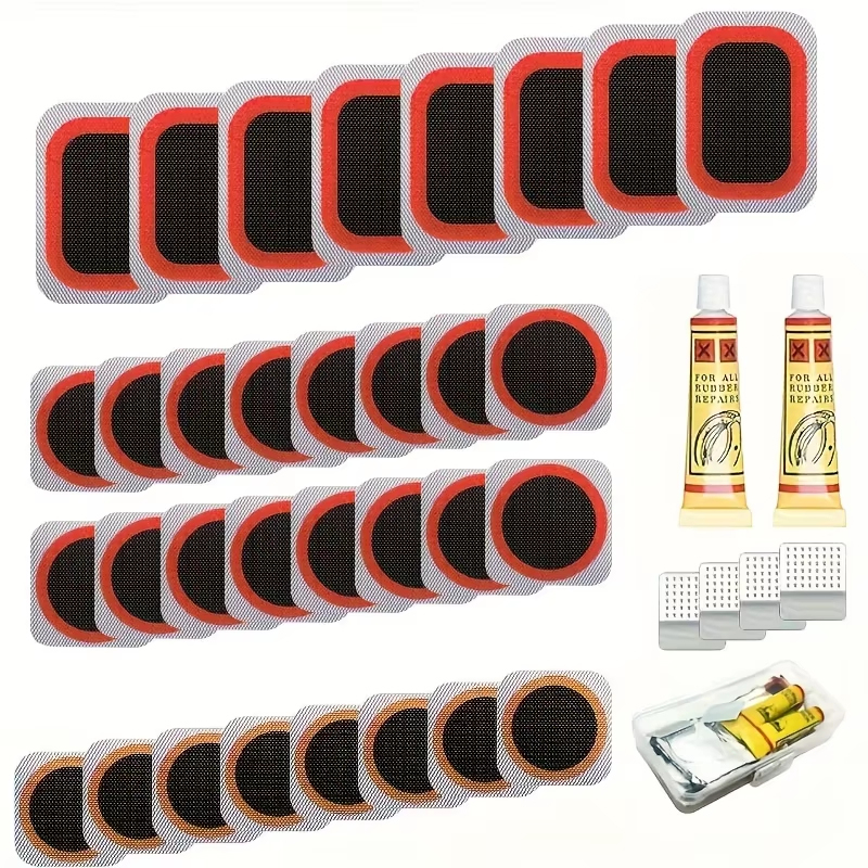 39pcs Bike Tire Repair Kit - B - Bicycle Repair Kit 评论和价格