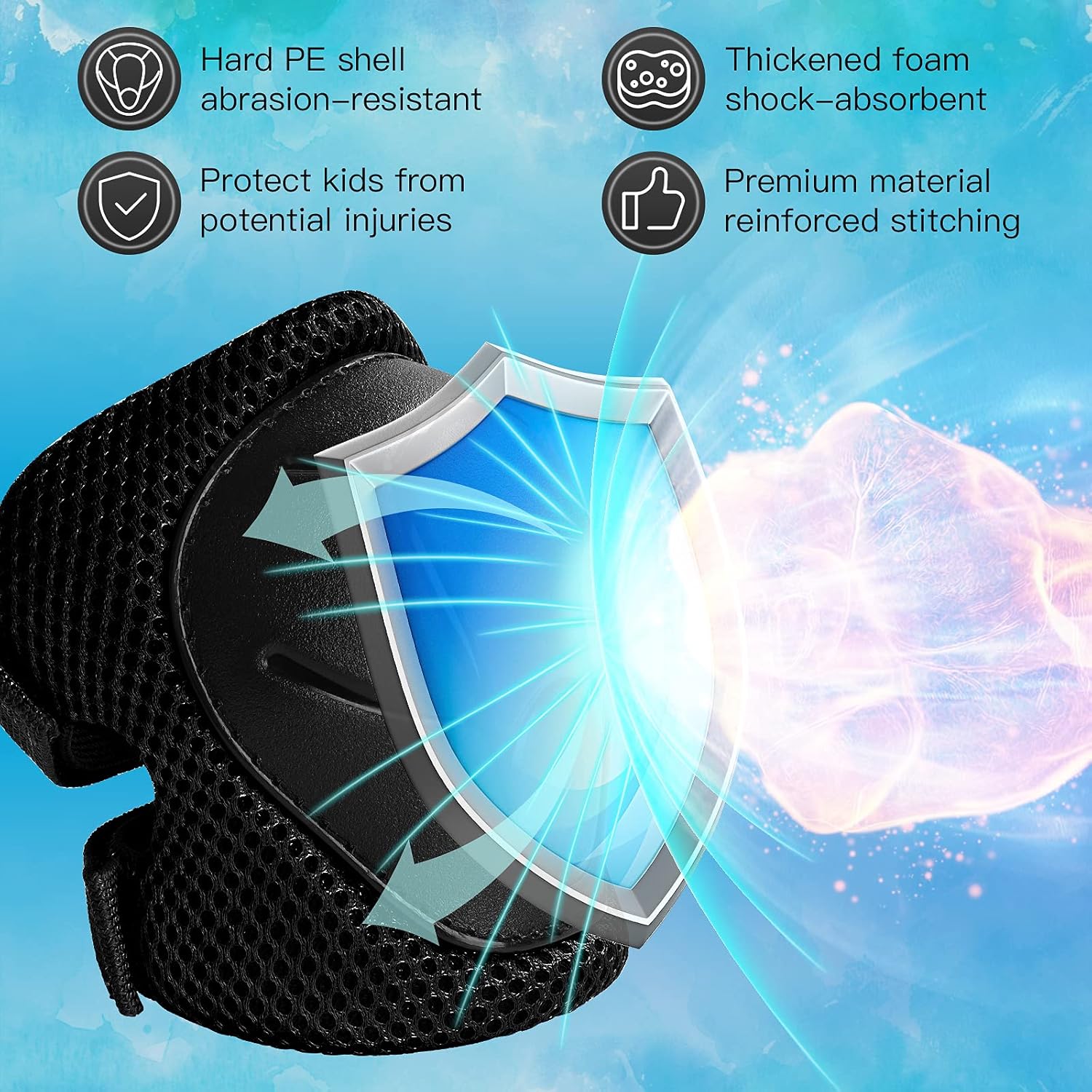 6PCS Kids Protective Gear Set  - Cycling Gear Of The Year 评论和价格