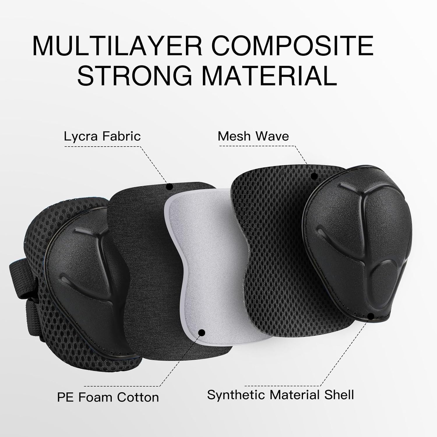 6PCS Kids Protective Gear Set  - Cycling Gear Of The Year 评论和价格