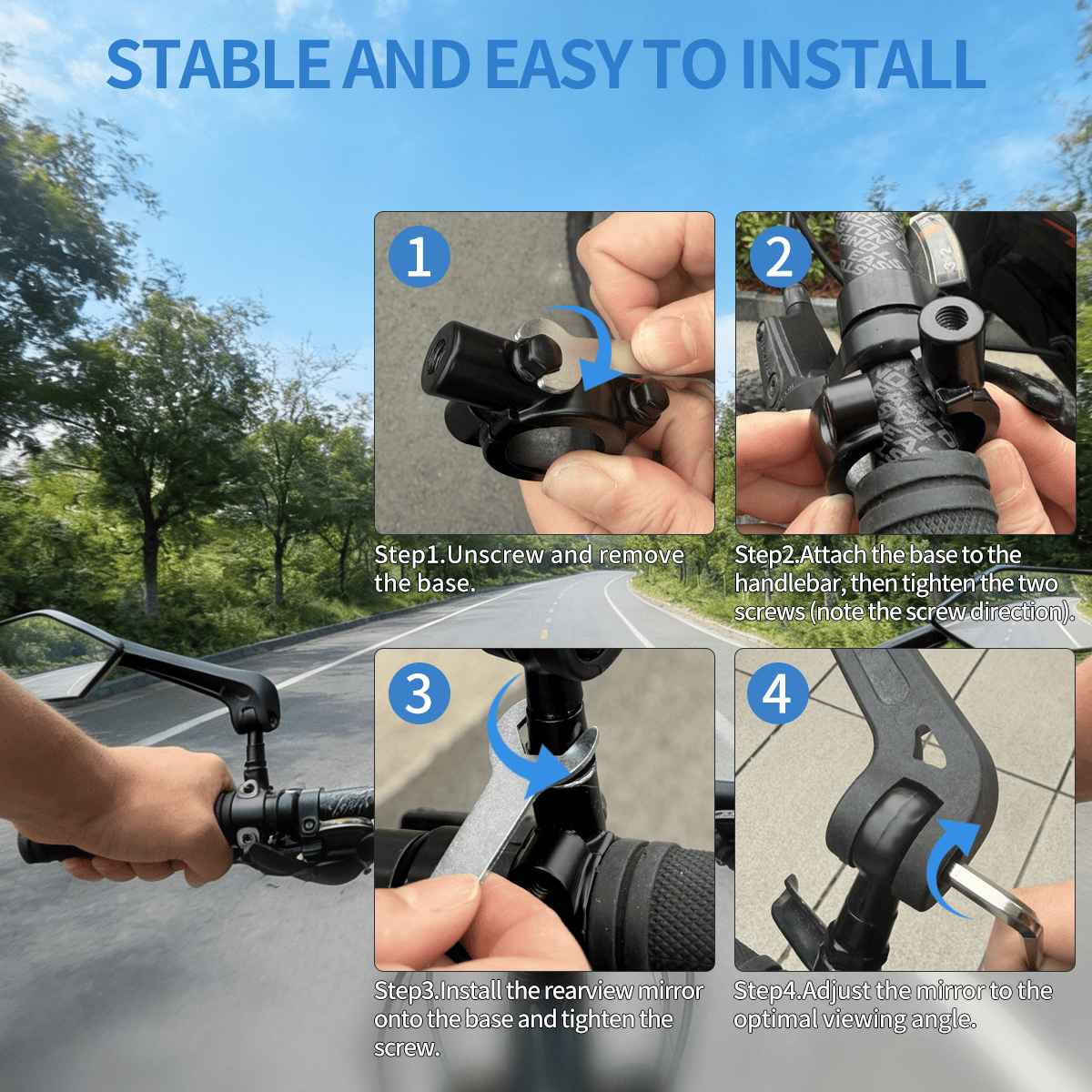 1 Pair Adjustable Handlebar Bi - Cycle Zone 评论和价格