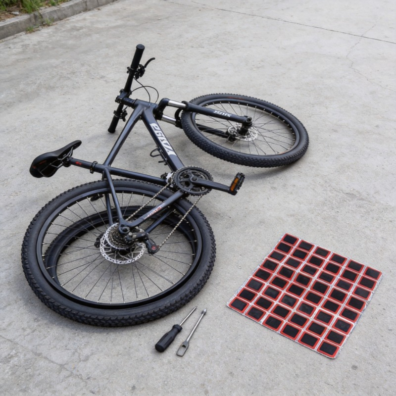 25mm Bike Rubber Puncture Patc - Bicycle Repair Kit 评论和价格