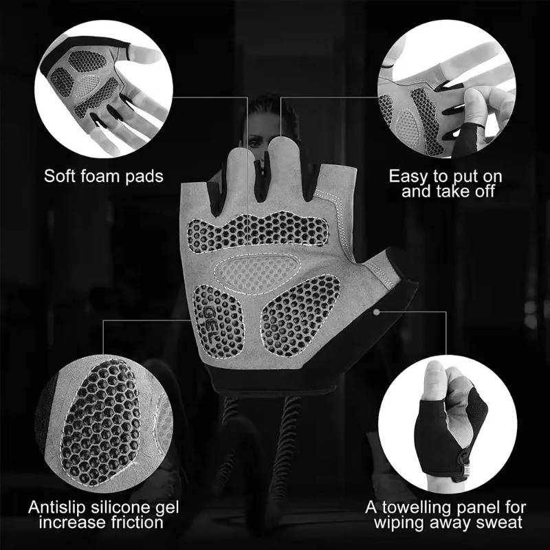 Anti-slip Kids Breathable Cycl - Cycling Hand Gear 评论和价格