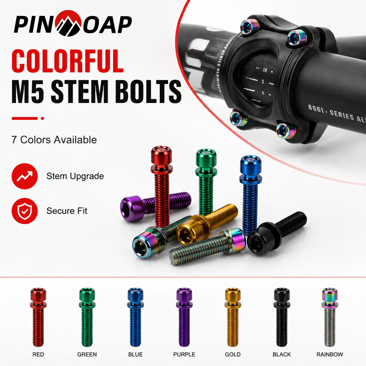 PINMOAP 6PCS Bicycle Handlebar - Bicycle Repair Kit 评论和价格