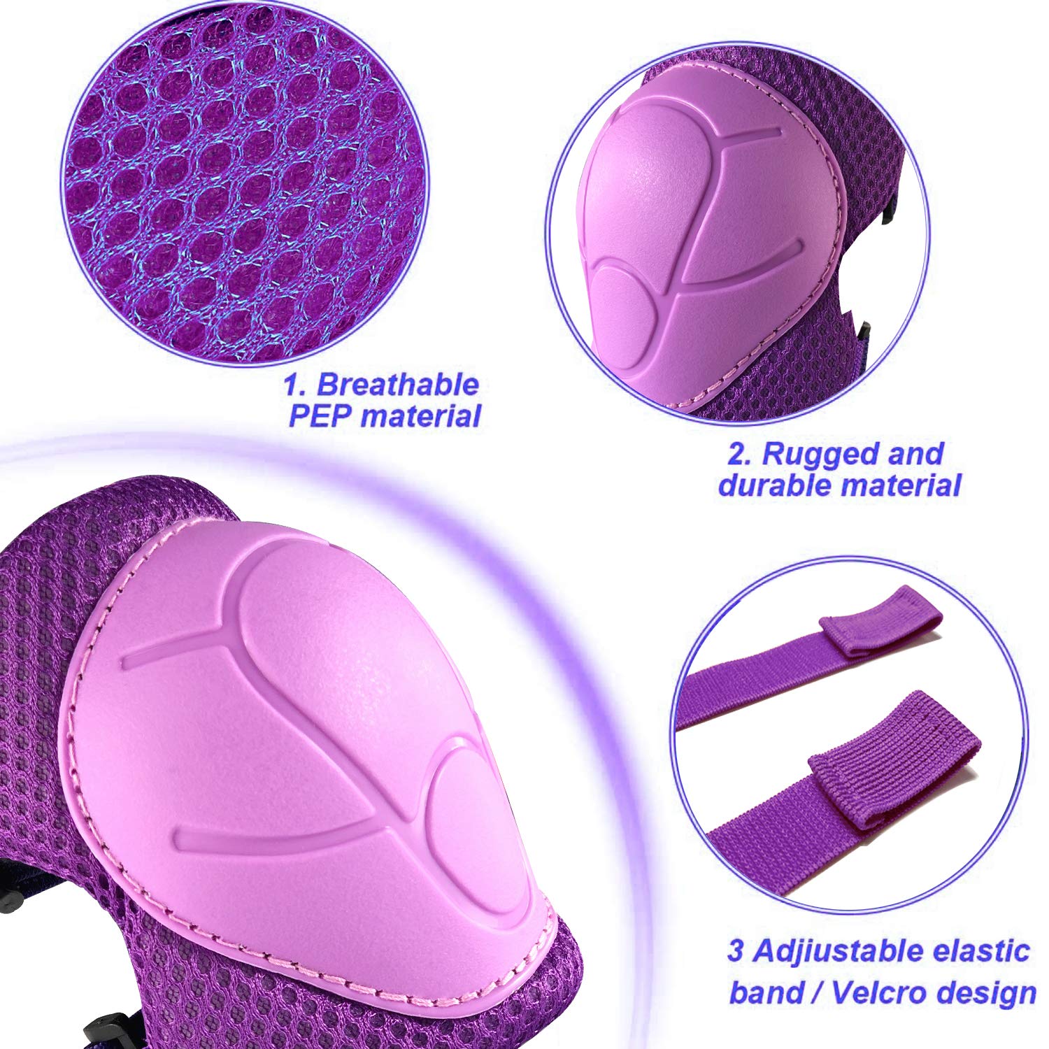 Kids Knee pads and Elbow Pads  - Cycling Protective Gear For Kids 评论和价格