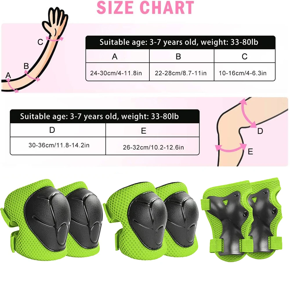 Kids Knee pads and Elbow Pads  - Cycling Protective Gear For Kids 评论和价格