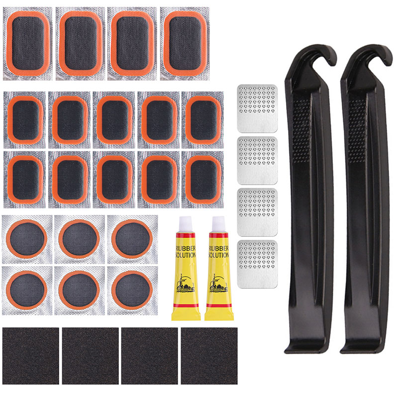 Bike Tire Tyre Tube Repair Kit - Bicycle Repair Kit 评论和价格
