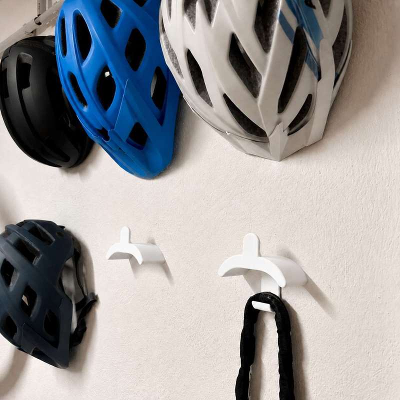 Wall Mount Bike Helmet Storage - Cycling Gear Organiser 评论和价格
