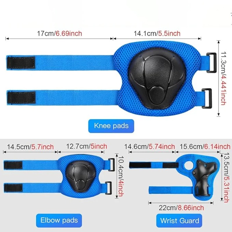 6PCS Kids Protective Gear Set, - Cycling Gear Of The Year 评论和价格