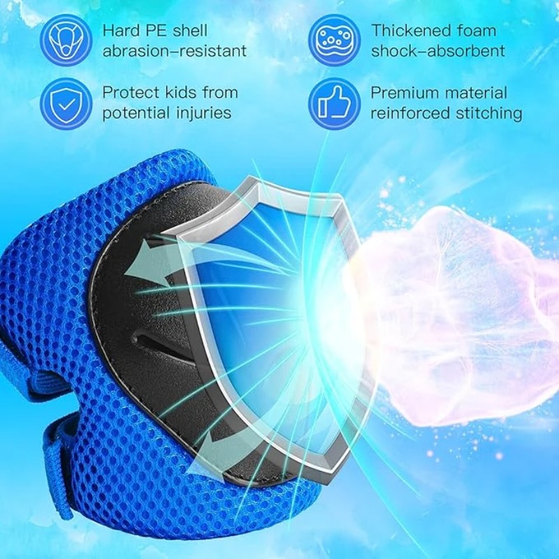 6PCS Kids Protective Gear Set, - Cycling Gear Of The Year 评论和价格