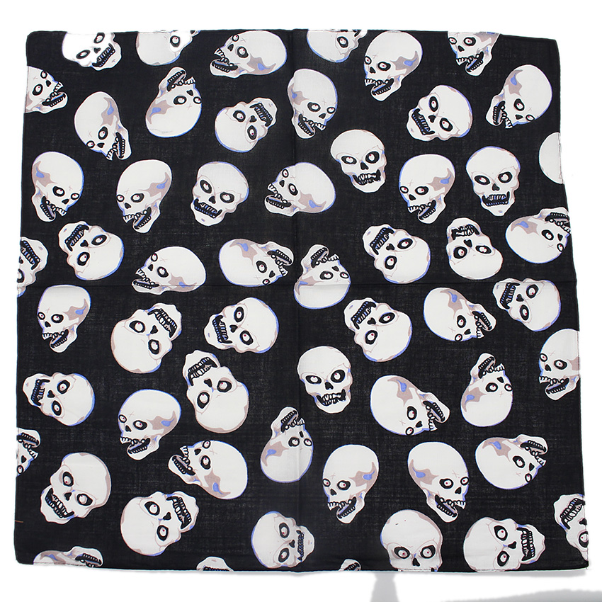 Skull Bandana Square Scarf 100 - Cycle Zone 评论和价格