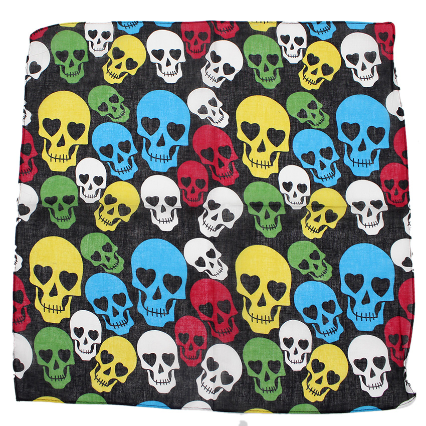 Skull Bandana Square Scarf 100 - Cycle Zone 评论和价格
