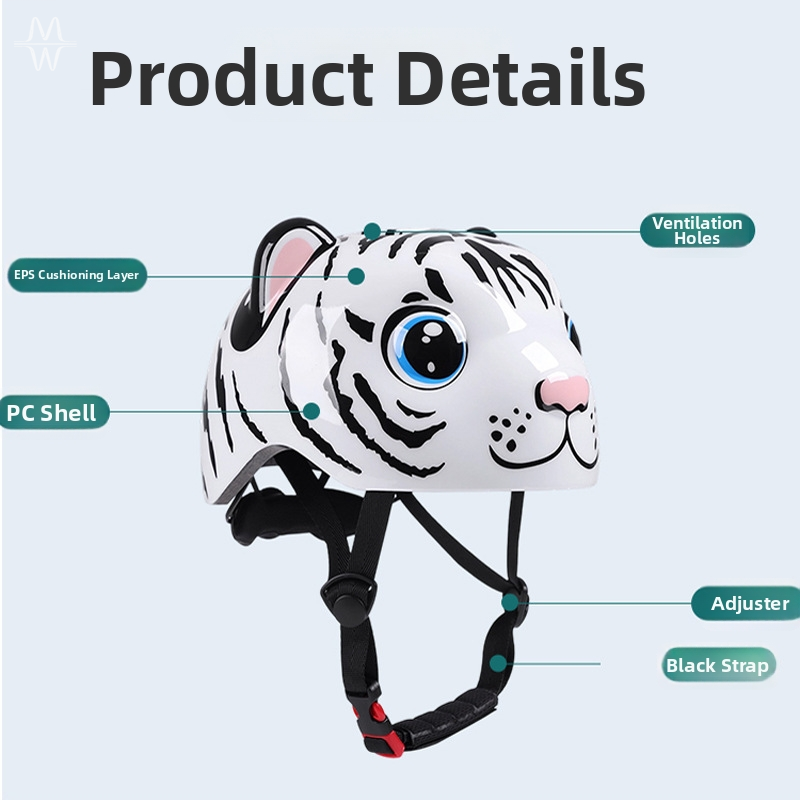 Cute Tiger Toddler Bike Helmet - Cycling Gear Of The Year 评论和价格