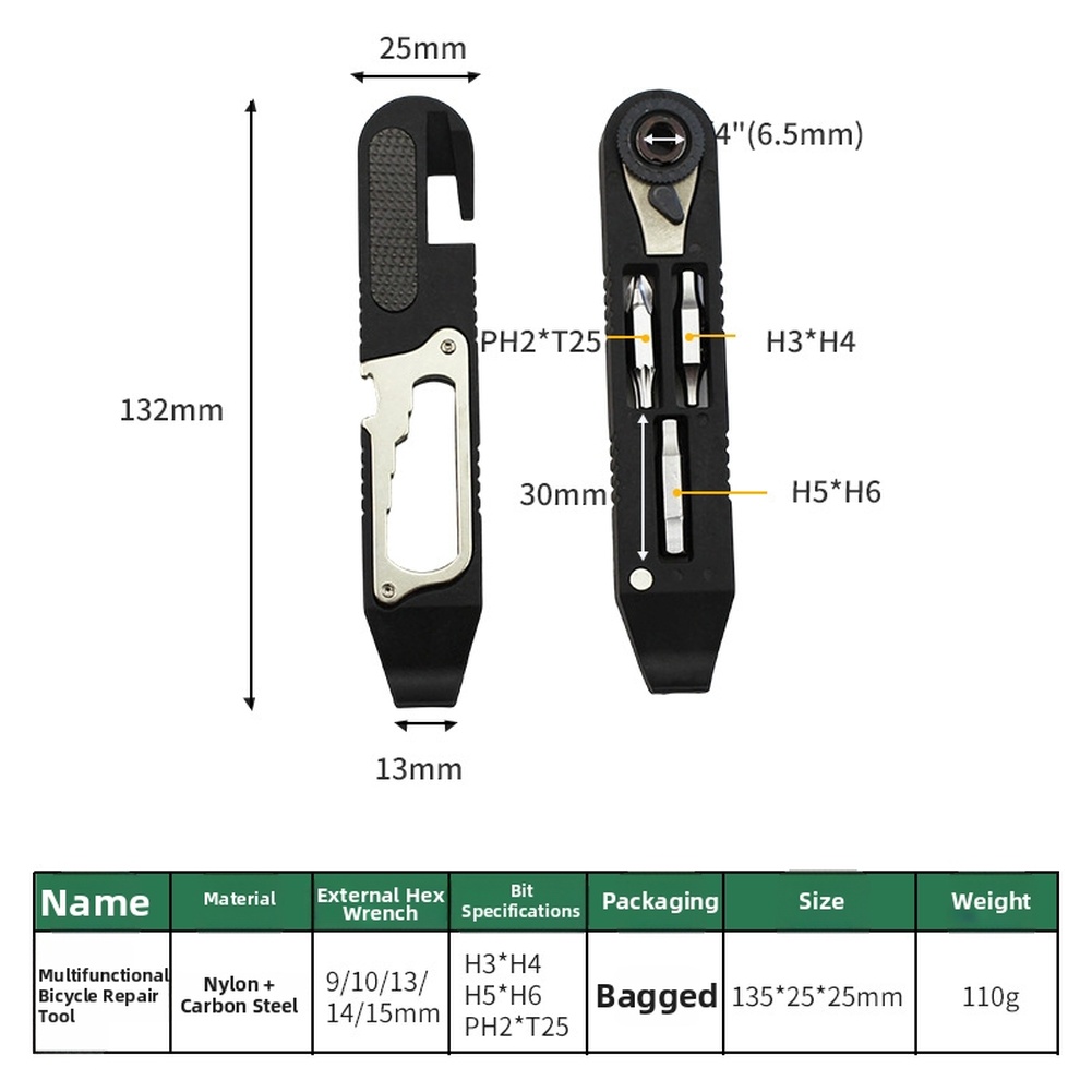Portable Bicycle Repair Tool K - Bicycle Repair Kit 评论和价格