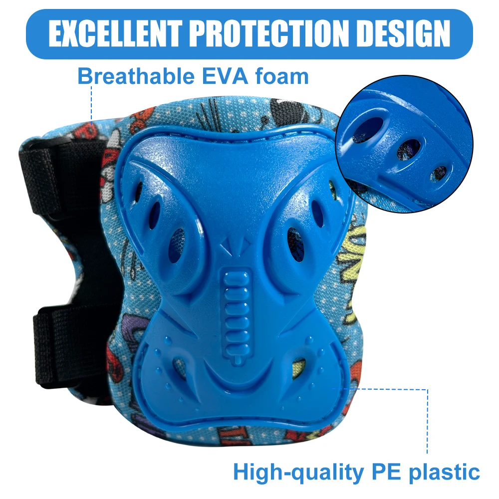 6Pcs Kids 3-12 Years Knee Elbo - Cycling Gear Of The Year 评论和价格
