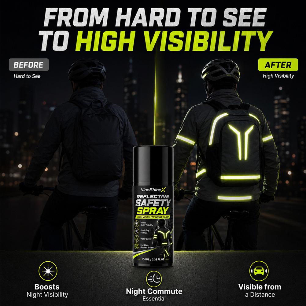 Night Reflective Safety Spray  - Cycling High Gear 评论和价格